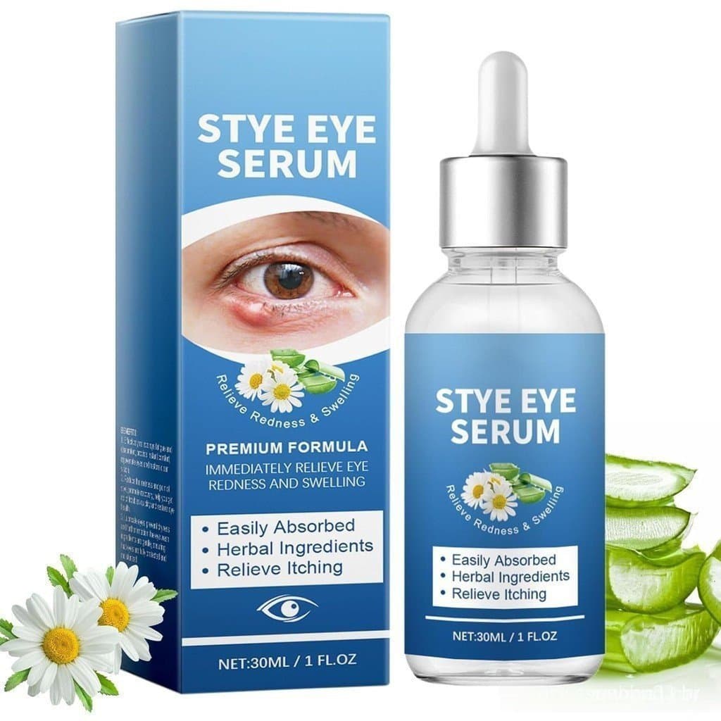 Medicamento para tratamento de olheiras, um sérum ocular natural e suave, adequado para olheiras, cistos meibomianos e b