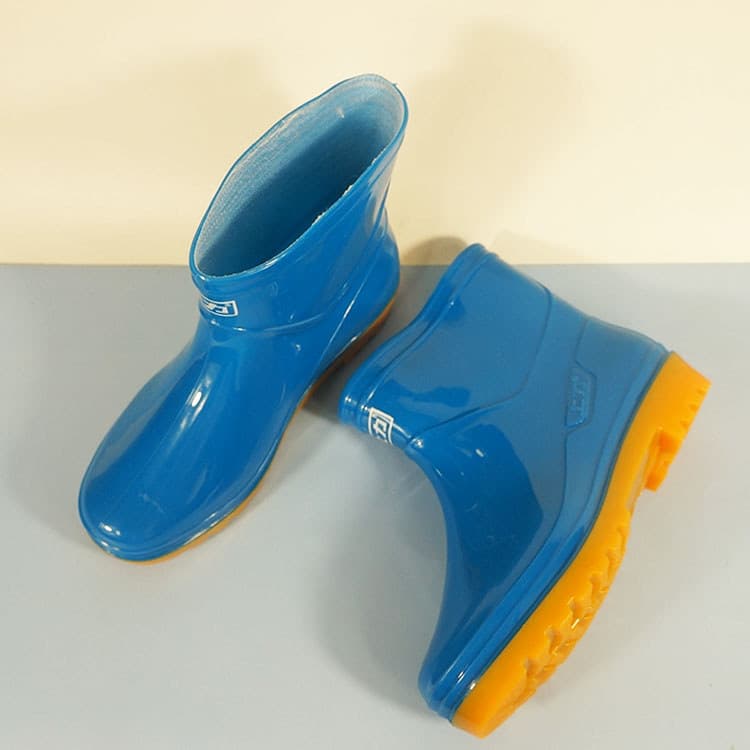 Botas de chuva curtas impermeáveis antiderrapantes sapatos de água adultos homens mulheres ao ar livre temporada chuvosa