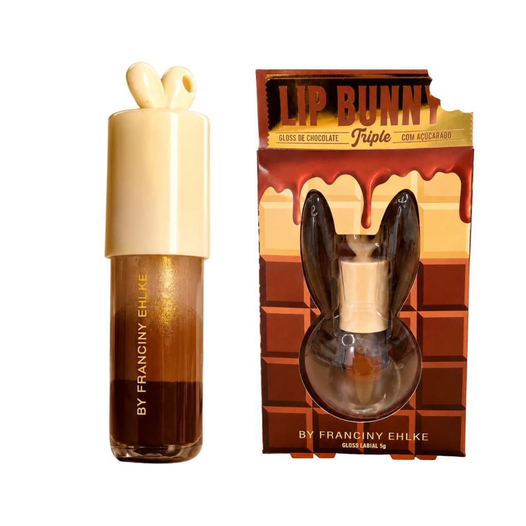 Gloss Labial Lip Bunny Triple Chocolate 5g Brilho Labial