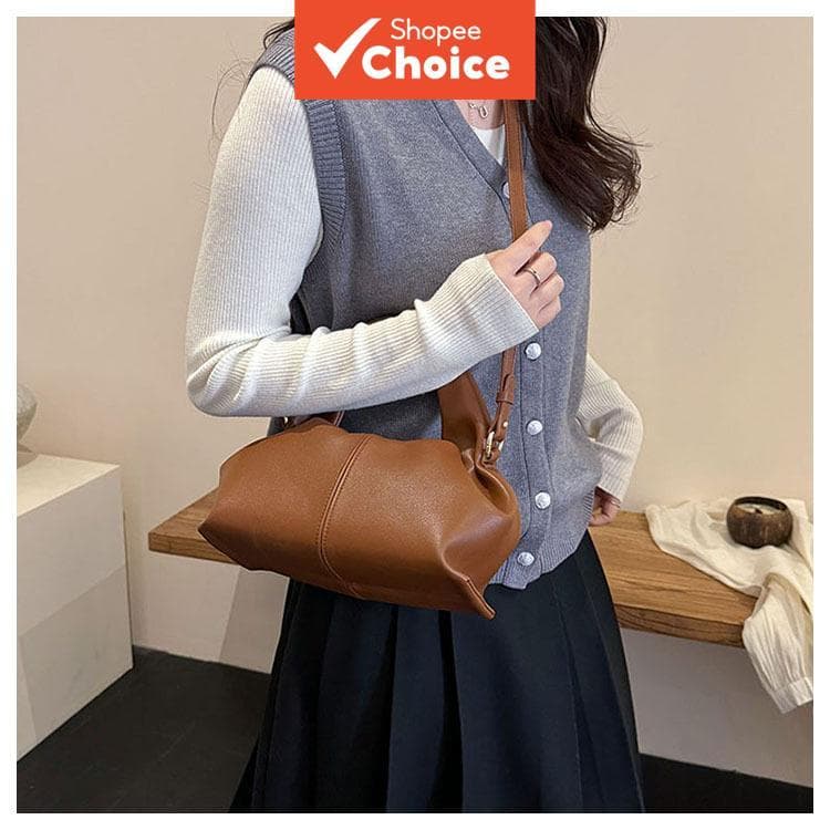 Bolsa Feminina Moda Tiracolo Nuvem de Mão Designer