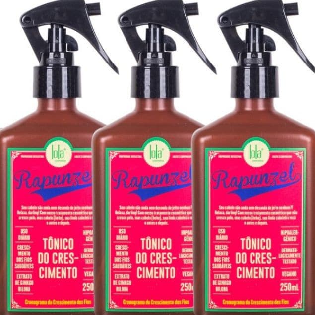 Kit 3 Tônicos Lola Rapunzel 250ml