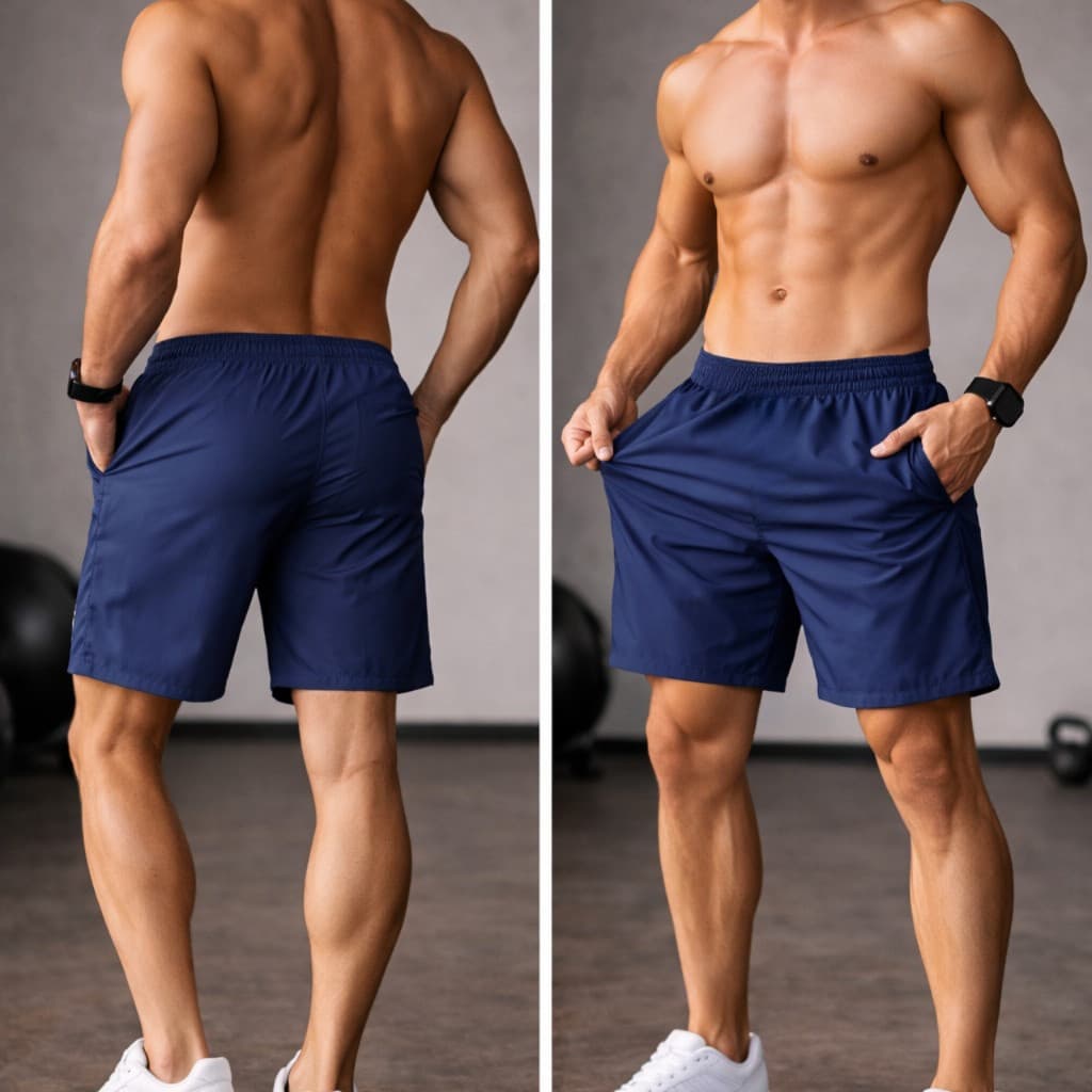 Short Masculino Tactel Mauricinho Bermuda Praia Treino Academia Secagem Rápida