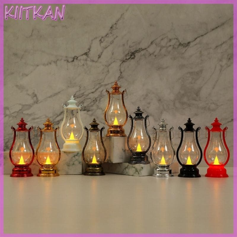 KIITK Retro LED Lanterna Portátil Para Decorações Festas Camping Romance Atmosfera Luz