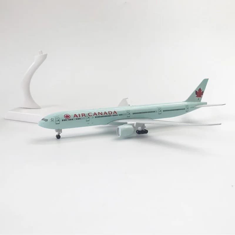 FZ 1 : 400 20CM Modelo De Aeronave De Metal Canadá 777 B777 Réplica Com Trem De Pouso Material De Liga Simulação De Avia