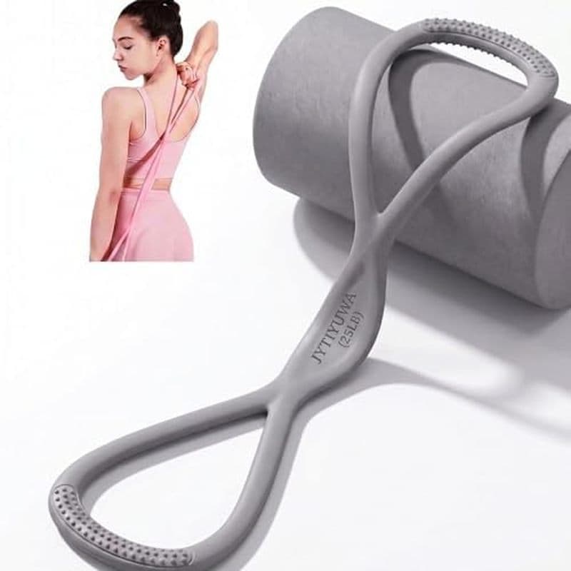 Faixa de resistência com alça, faixa de resistência número 8, faixa elástica, fitness, família, ioga, fitness