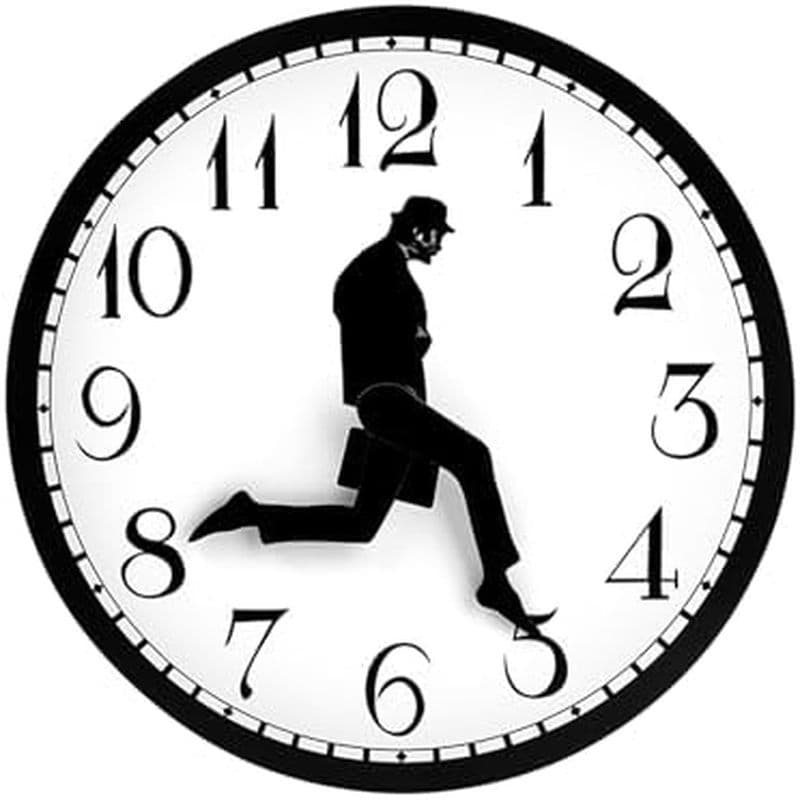 Relógio Ministério Das Silly Walks-De Parede Silencioso E Moderno Engraçado Para Hotel , Decoração De Sala De Estar (Tam