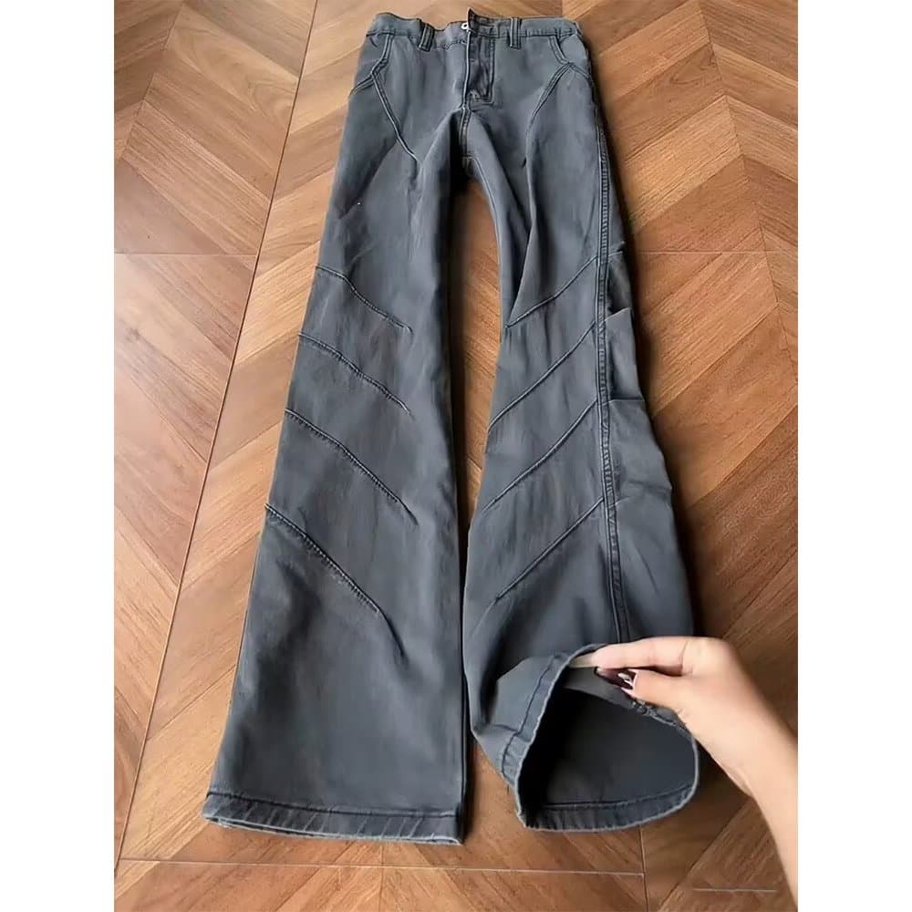 Estilo Hong Kong na moda masculina verão novo estilo 2026 carta única Jeans Hip Hop ins na moda High Street na moda rufi