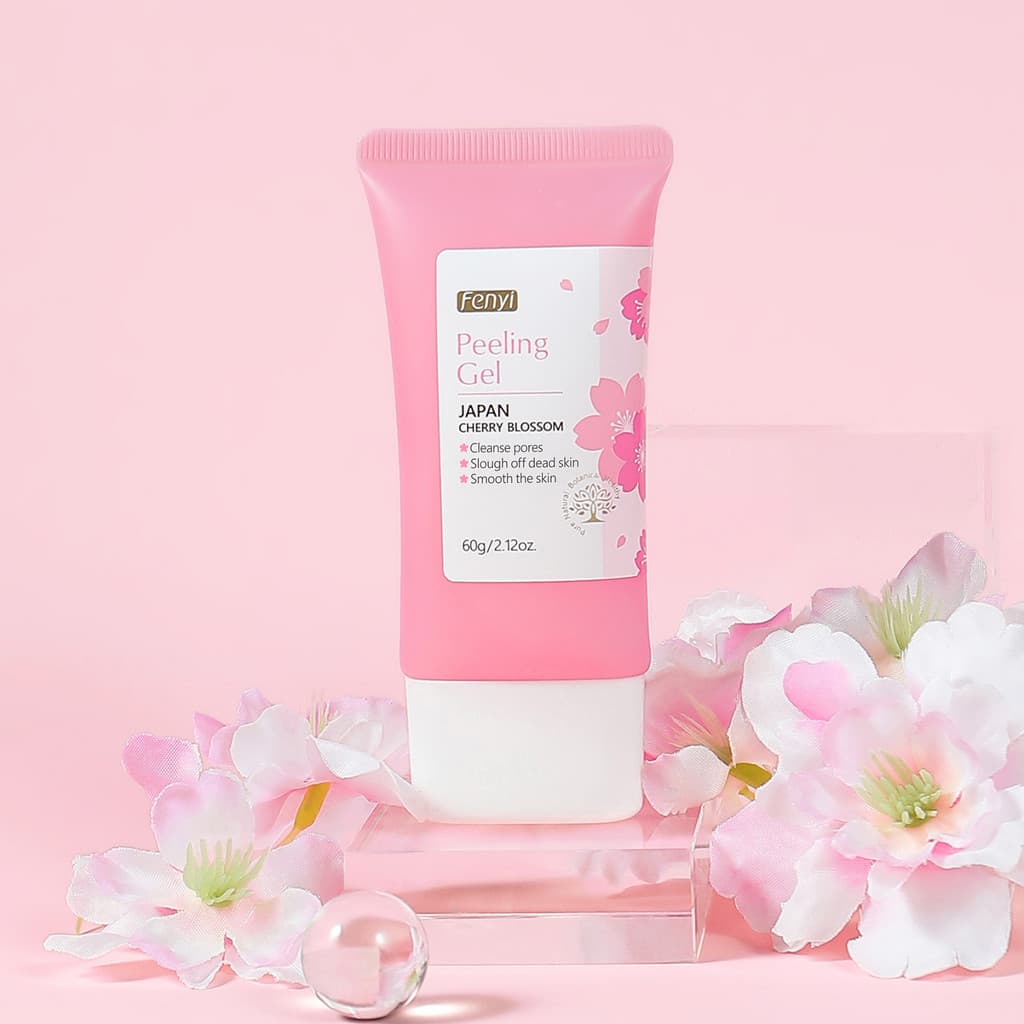 Gel Esfoliante De Limpeza Sakura , Hidratante E Suavizante Da Pele , Facial Corporal ,