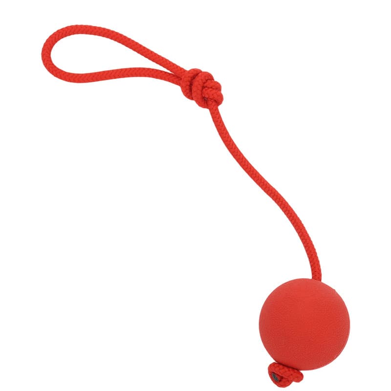 HOOPET Pet TPR Threading Bola de Borracha Cão Molar Resistente à Mordida Auto-Feliz Aliviando o Tédio Nós Borracha Inter
