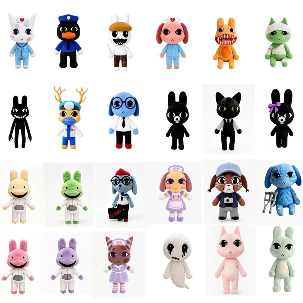 Novo estilo novo Animal Hospital pelúcia, < lojista enfermeira Plushies brinquedos como um presente para fãs boneca de p
