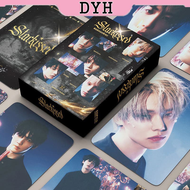 55pcs TXT LOMO Cartão STARKISSED Álbum Photocard De Coleção KPOP