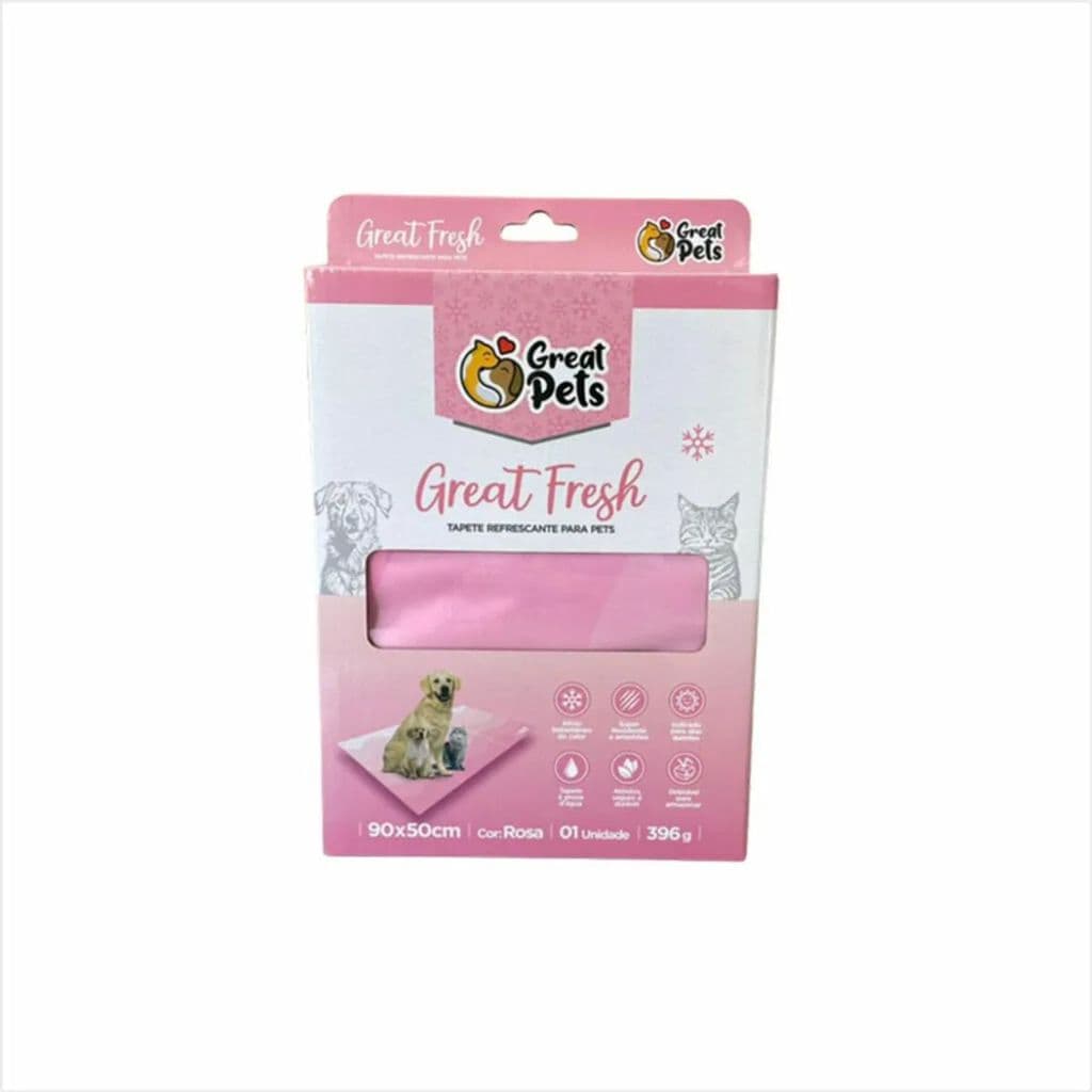Tapete Gelado Great Pets para Cães e Gatos - Grande 90x50