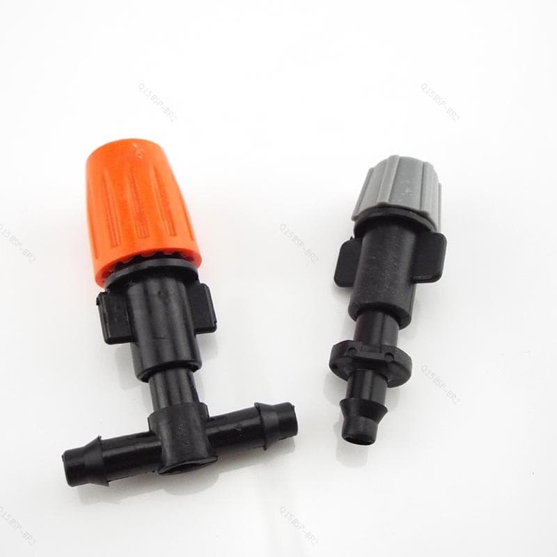 10 Pçs 1/4 " Irrigação De Jardim Pendurado Nevoeiro Sprinkler Bico T 4/7 Mangueira Nebulização Pulverizador Água Kits Pa