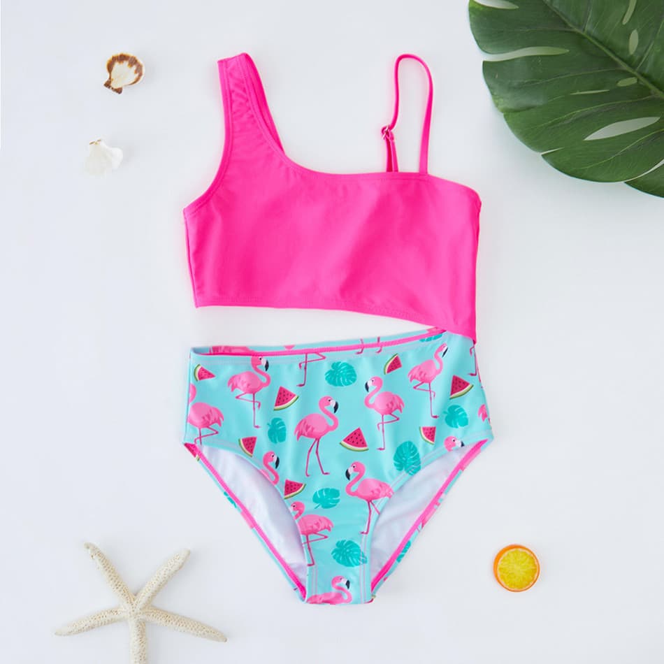 Maiôs De Uma Peça Para Meninas 6 7 8 9 10 Anos , Roupa De Banho Estampada Bebês , Verão , Praia , Roupas De Biquíni Cria