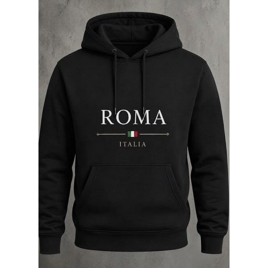 Moletom unissex italia, roma, toscana, paris, milano, pronta entrega capuz e bolso