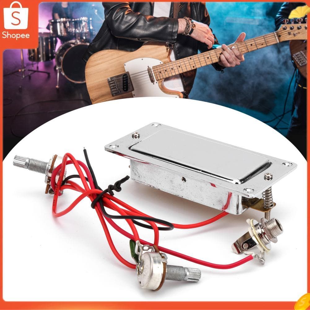 audiohome01.br Captador de bobina dupla para guitarra elétrica com chicote 1V1T Controle de saída Volume Tone Pots