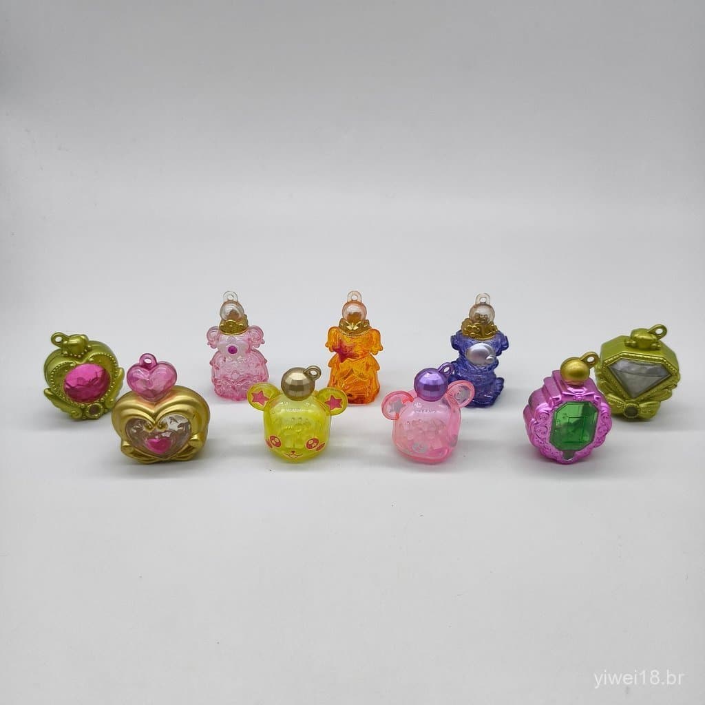 Popular 2025 Peças Soltas Menina Mágica Bonita Pequeno Frasco Pingente Ornamento Modelo Acessórios de Brinquedo DIY Deco