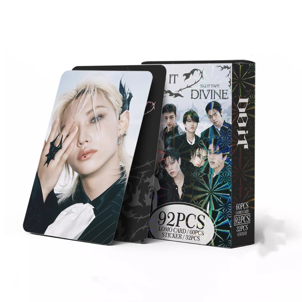 92 peças/caixa, cartões fotográficos STRAYKIDS DOIT DIVINE, cartões LOMO KPOP YP5Y