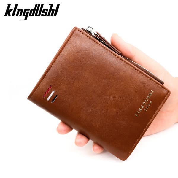 | carteira masculina original | carteira masculina grande 【carteira masculina couro】 ♗Kingdushi carteira masculina curta