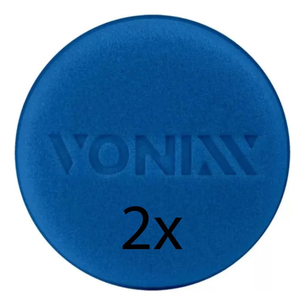 Kit 2 Aplicador De Espuma Cera Automotivo Plastico Vonixx