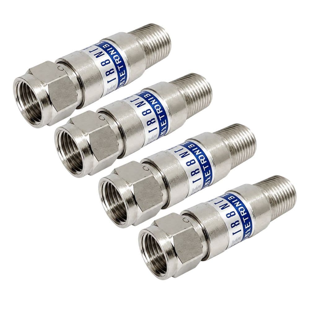 Kit 4 Bloqueador DC Proeletronic 5-1000MHz Conector F