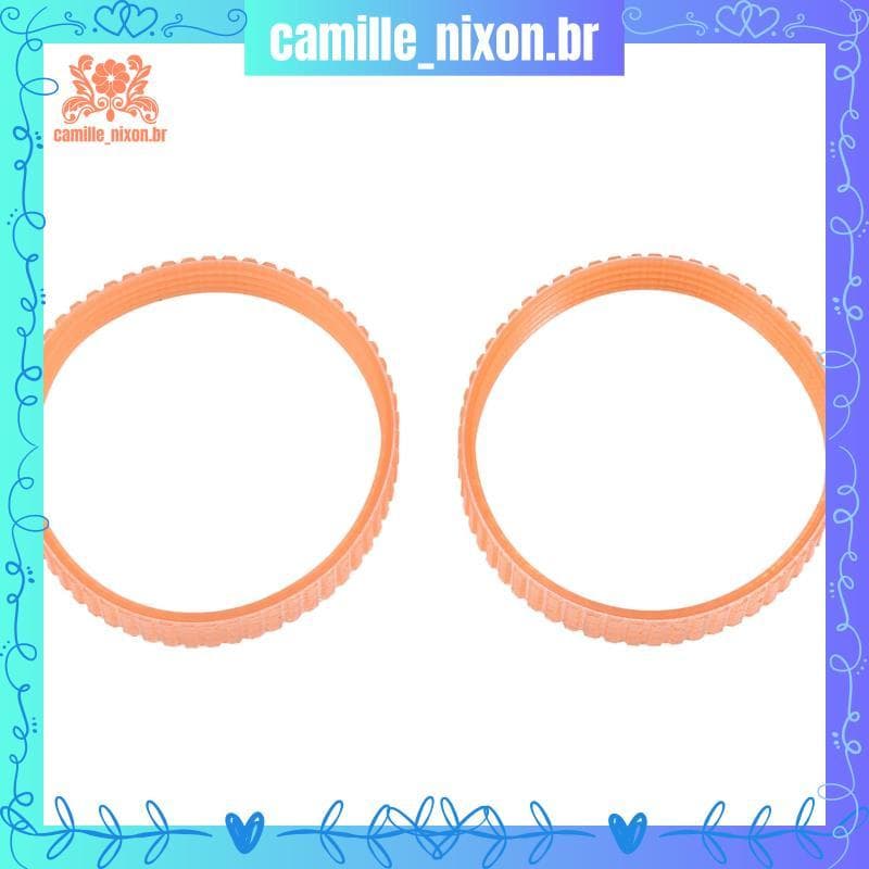 [camille_nixon.br] 2 Unidades De Correia De Condução De Plaina Elétrica De 9.6 Mm De Largura Para 1900B