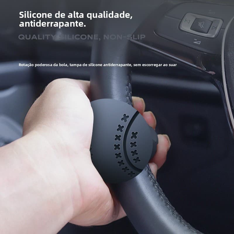 Impulsionador do volante do carro, tipo de rolamento criativo, assistência de giro com uma mão, economia de trabalho, bo