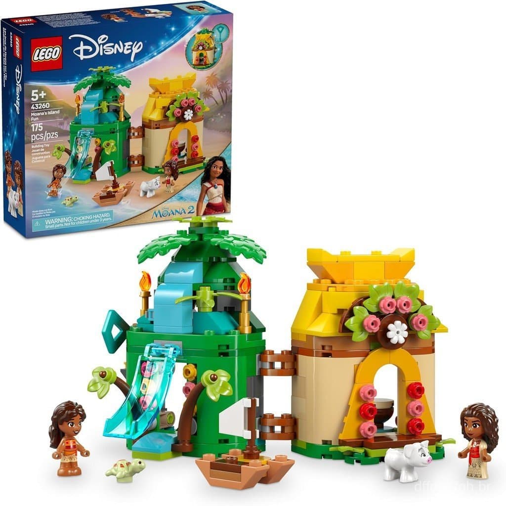 Lego Princesas da Disney 43260 Diversão na Ilha da Moana (175 peças)
