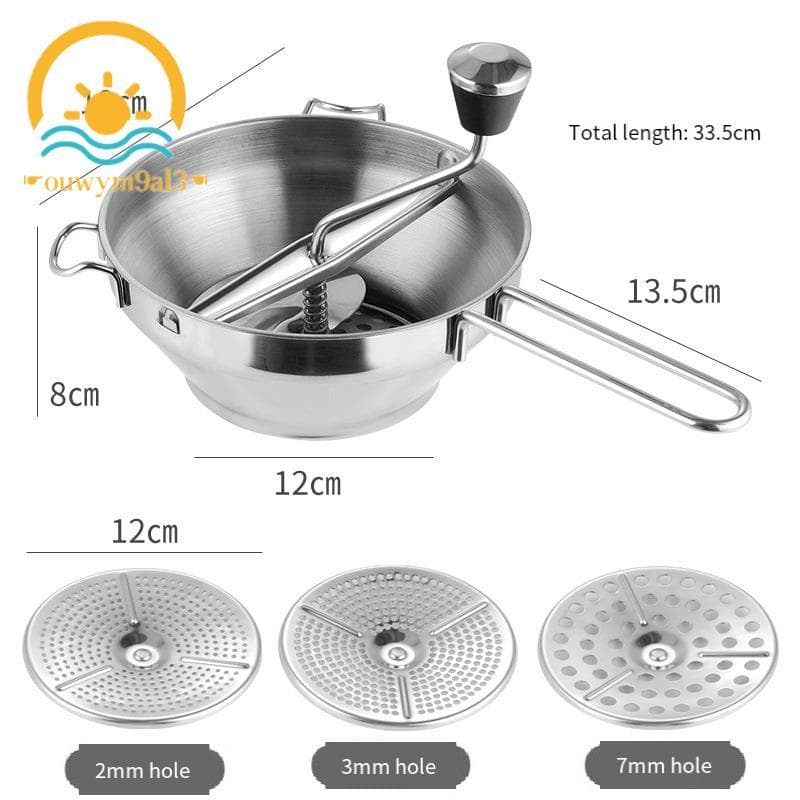 Aço Vegetal Frutas Moedor Ferramenta Espremedor De Batata Inoxidável Pressionando Esmagamento Para Abóbora , Moinho De A