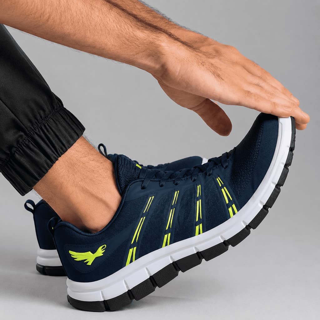 Tênis Masculino Academia Ortopédico Corrida Respirável Macio Confortável Caminhada Leve Barato Promoção