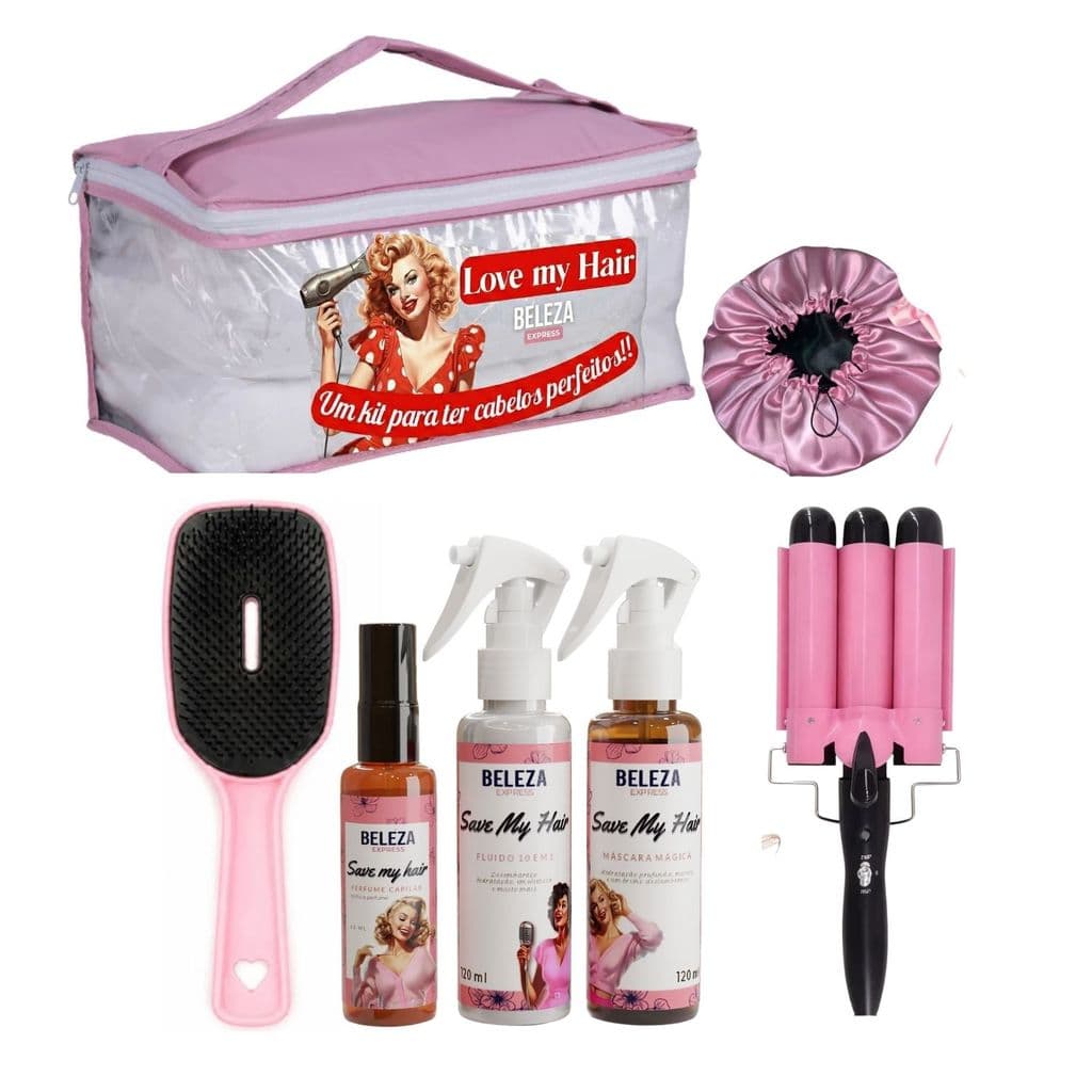Kit presente  hidratação, finalização e modelador  triondas