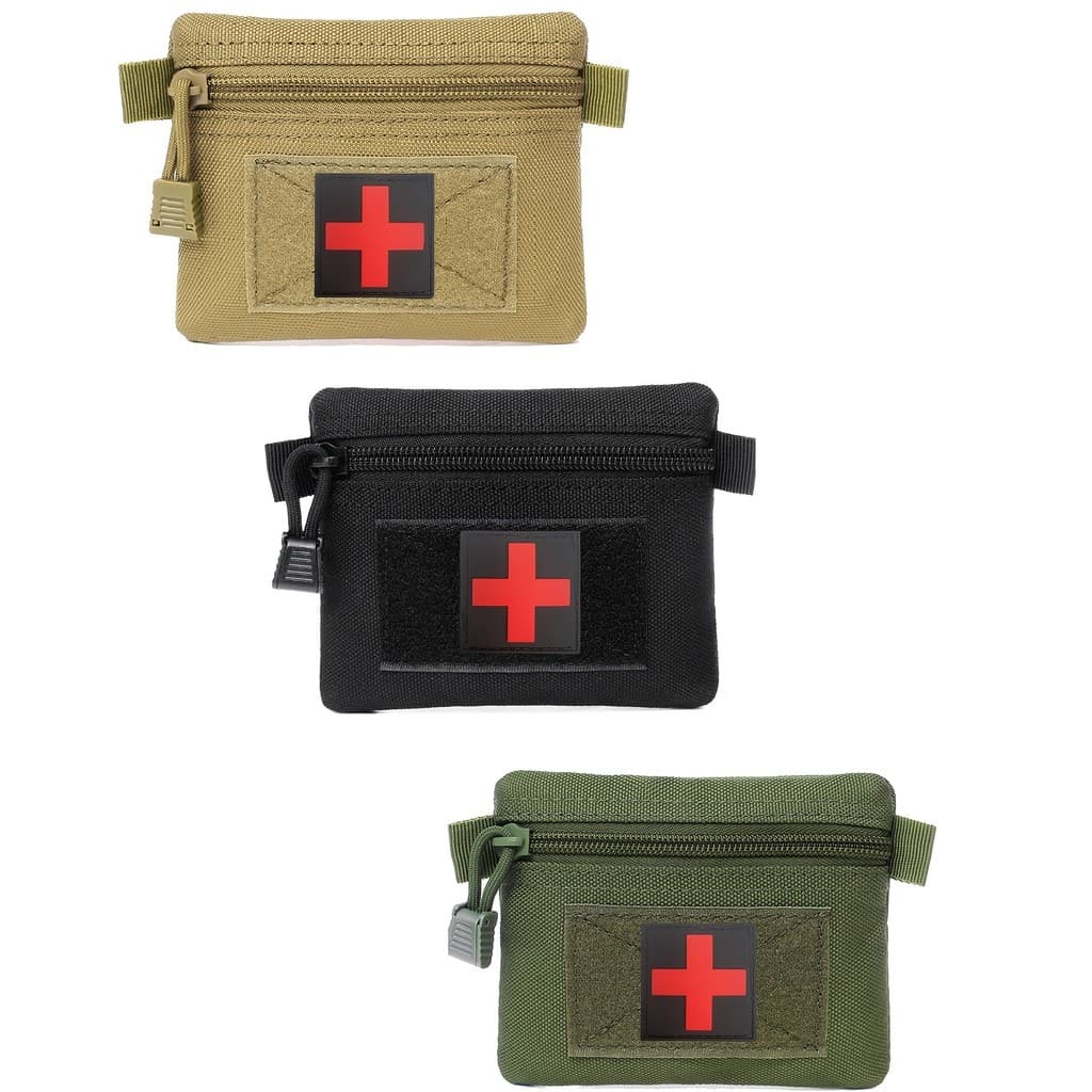 Bolsa Portátil Para Moedas/Mini Pacote De Cintura Com Zíper-Compatível Cintos E Mochilas