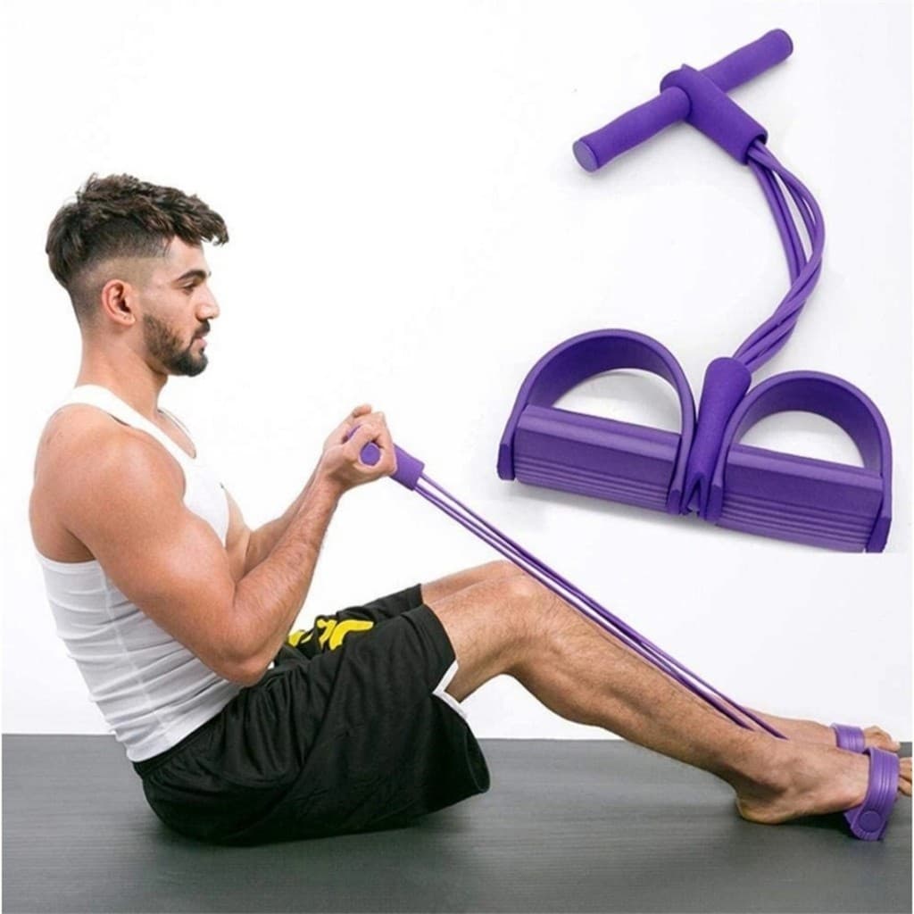 Tensão Elástica Com Suporte Para Pés TubeFit
