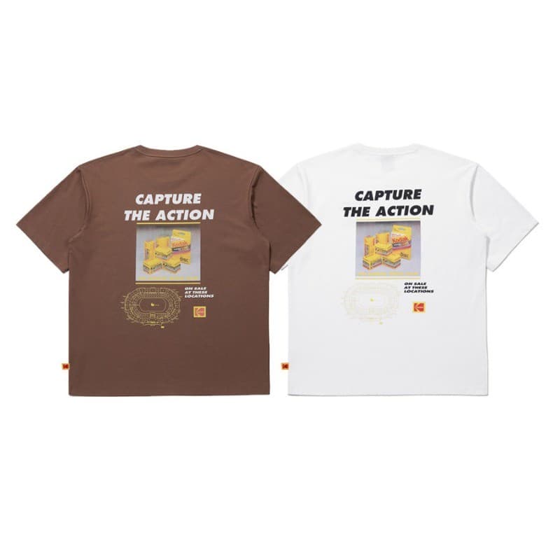 KODAK Nova Camiseta Premium Macia Com Gola Redonda E Manga Curta 100 % Algodão É Unissex 0731
