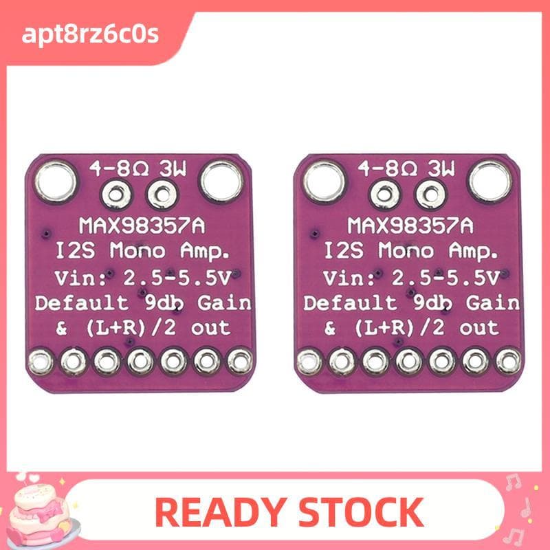 2X Max98357 I2S 3W Classe D Amplificador Breakout Interface Decodificador Módulo Placa De Áudio Sem Filtro Para