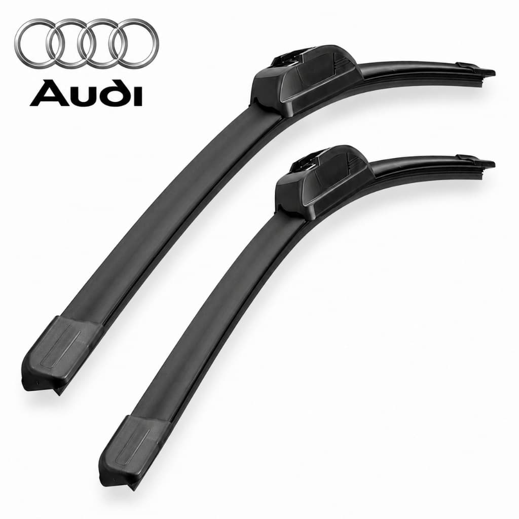 Par Palhetas Limpador Para-brisa Automotivo silicone Para Modelos Audi