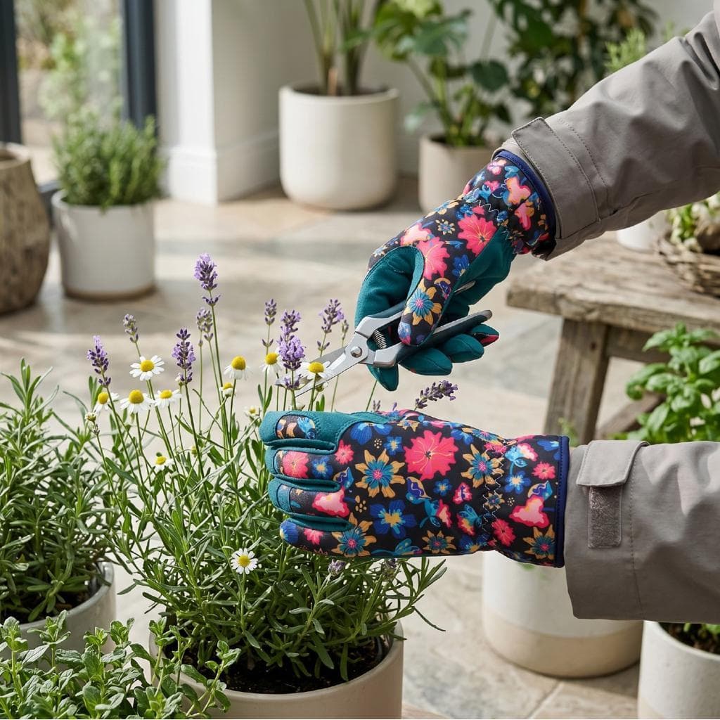 vivi_meter.br Luvas de jardinagem respirável antiderrapante aderência luva de trabalho para capina, escavação, plantio,