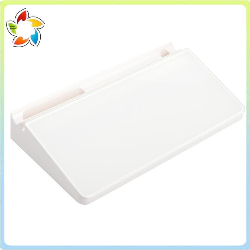 Organizador De Mesa Com Quadro Branco De Vidro Apagador A Seco , Armazenamento Integrado Para Material Doméstico E Escol