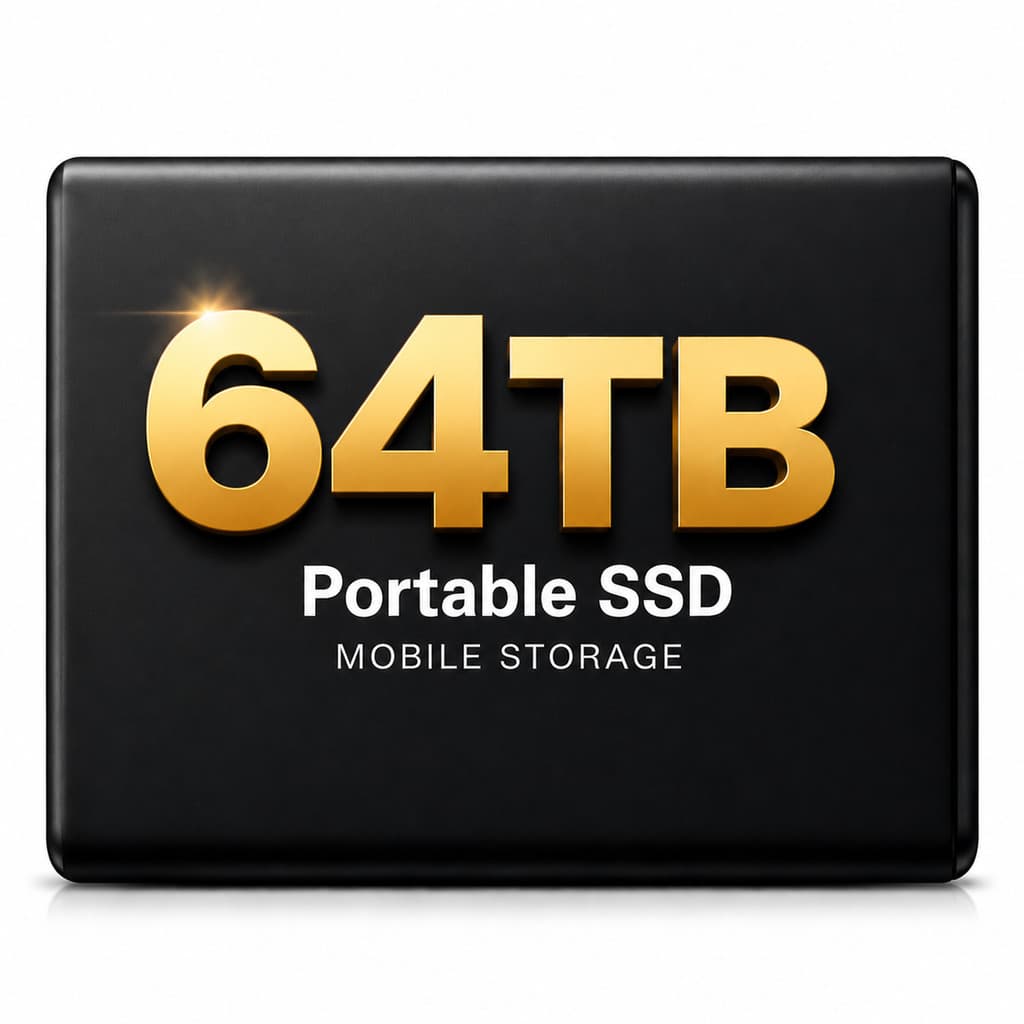HDD SSD Externo Portátil USB 3.1 Type-C Alta Velocidade 2TB 4TB 10TB 16TB 32TB 64TB Compatível PC Notebook Mac Android