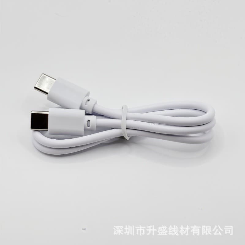 Cabo de carregamento USB-C de dupla cabeça, carregamento rápido 2A, cabo de dados, adaptador USB-C, cabo C-to-C de três