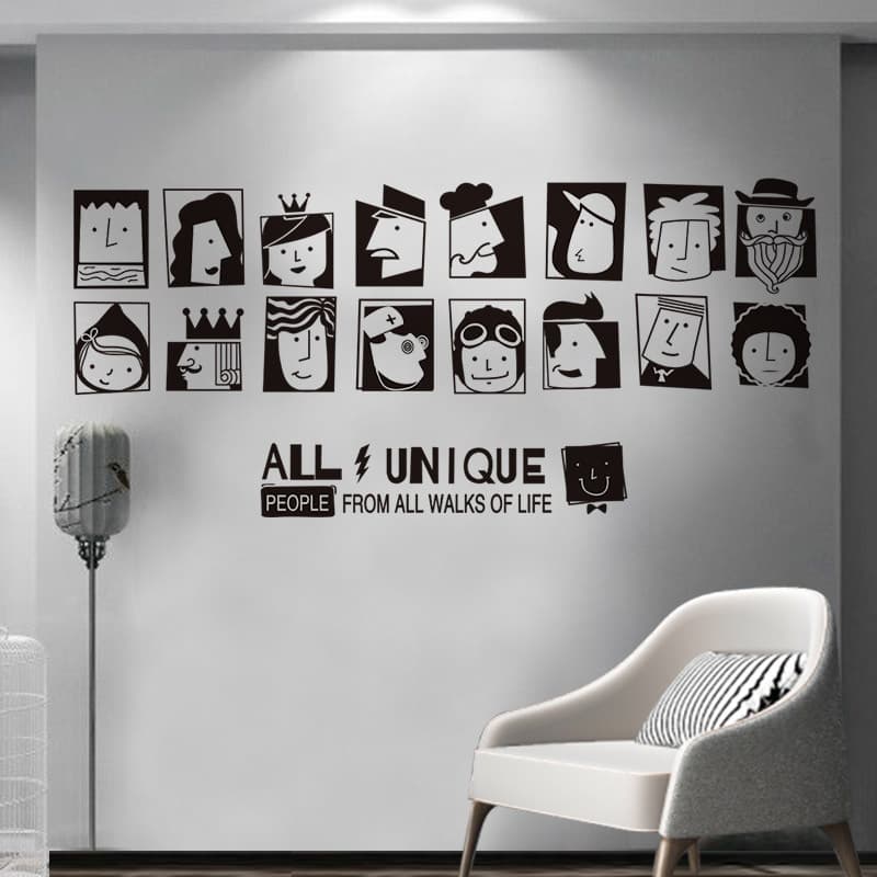 Papel de parede do quarto papel de parede auto-adesivo Layout do quarto transformação cartaz fundo adesivos de parede de