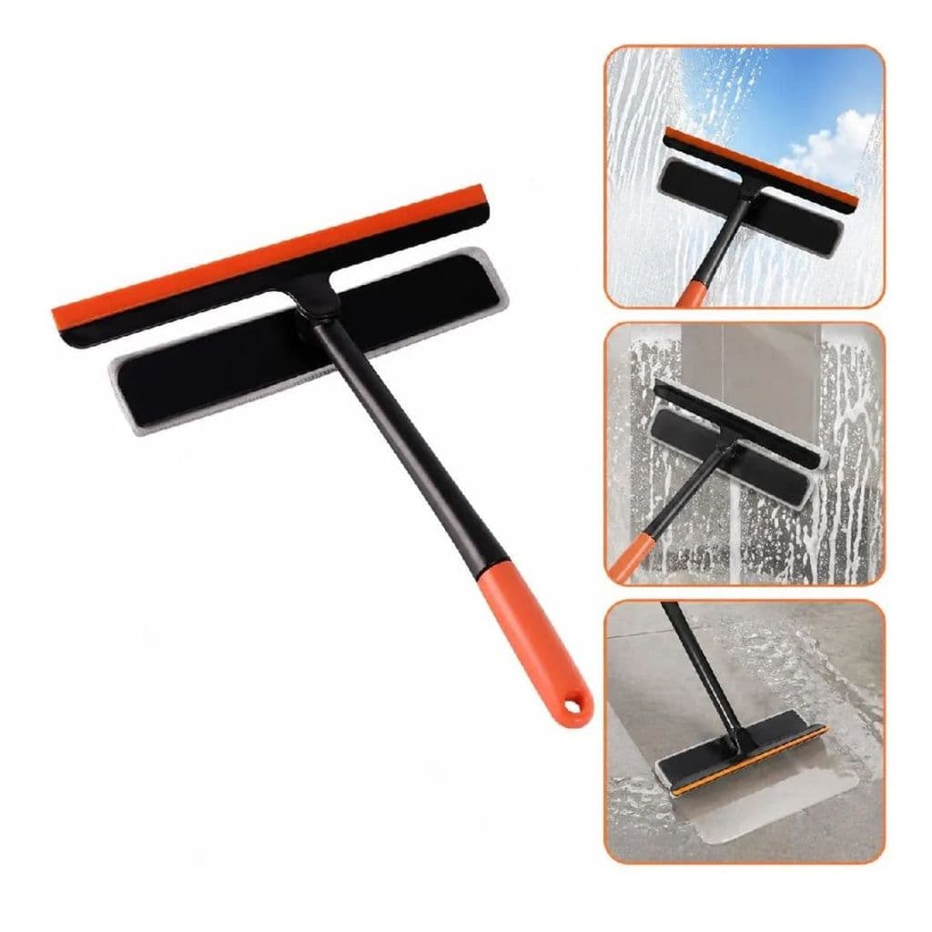 Rodo Mop Limpa Vidros de Plástico com Esfregão Art House
