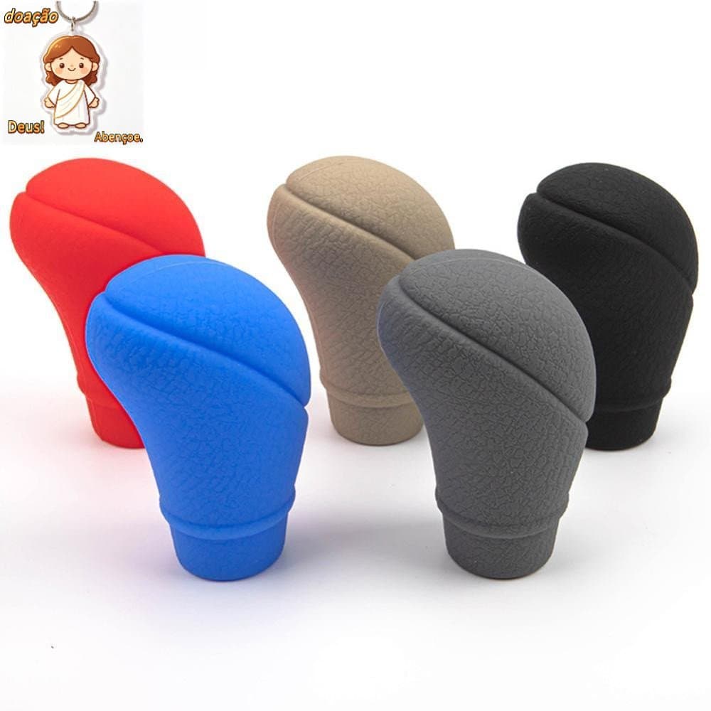 Capas Decorativas Universais de Silicone para Manopla de Câmbio de Carro HW B3R3