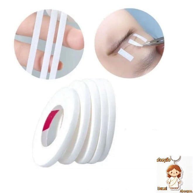 5pcs Extensão De Cílios Fita Micropore Para Pestanas Adesiva Respirável Médica Sob Mini Japão Fitas Adesivos De Papel Os