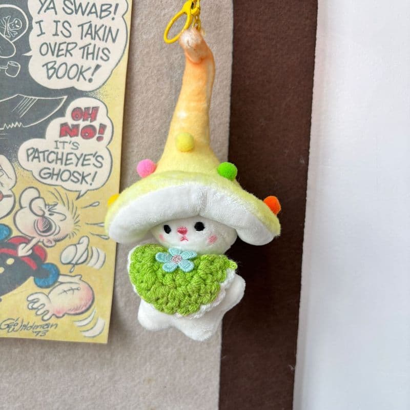 Pingente de elfo de cogumelo fofo e fofo