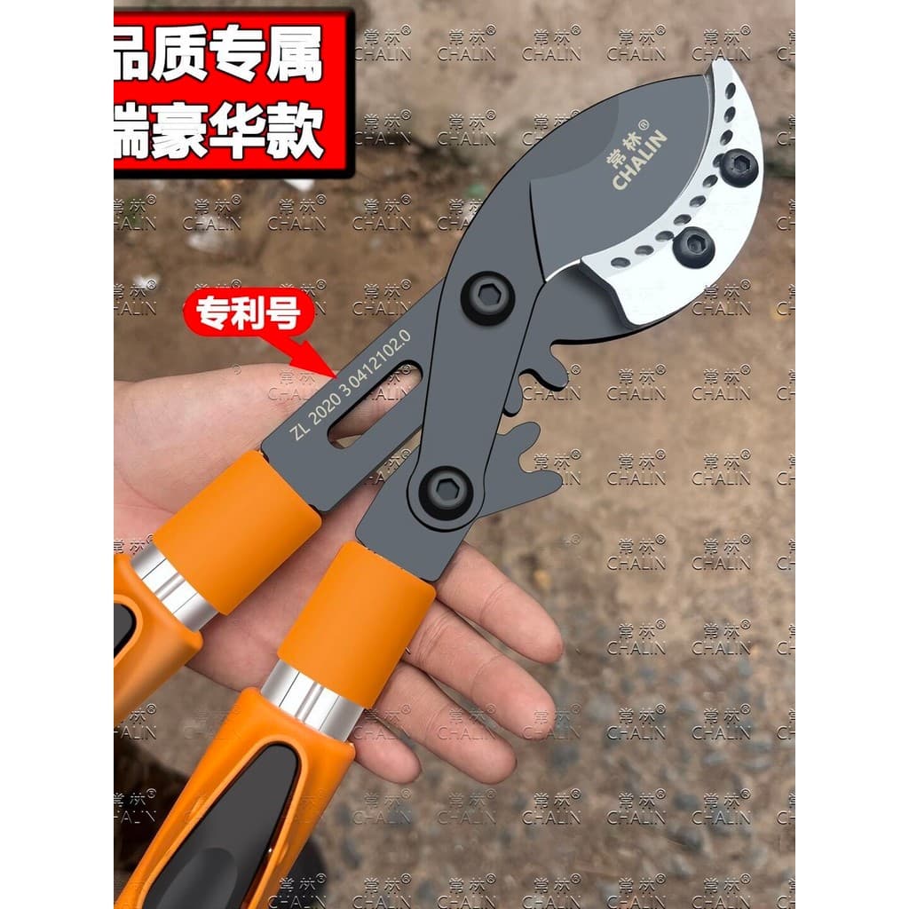 Tesouras de poda Changlin Ramo Árvore Frutífera Tesoura grande Ramo grosso Novo estilo Cabo longo Tesoura de jardim espe