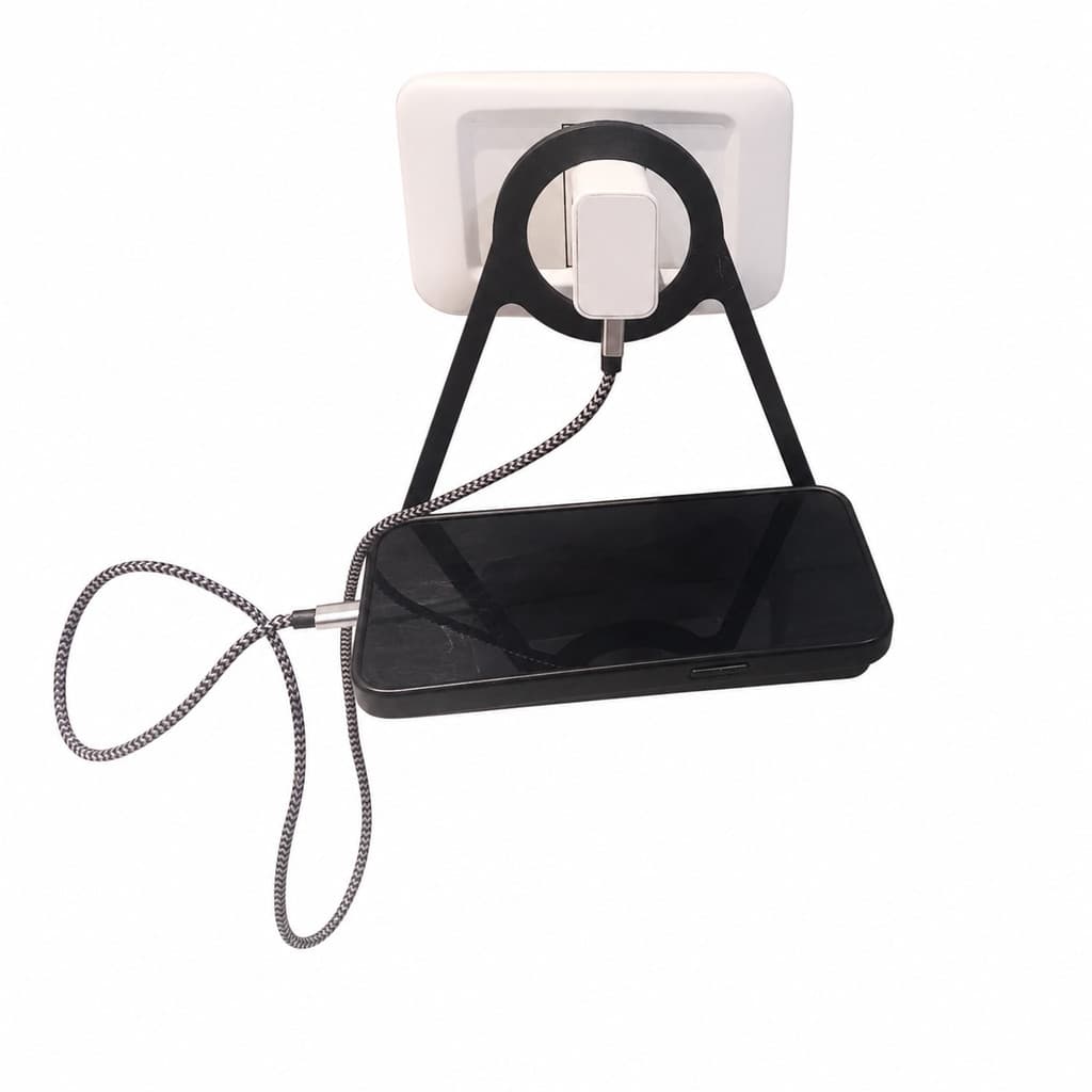 Suporte Tomada P/ Carregador Celular Multiuso Parede Apoio