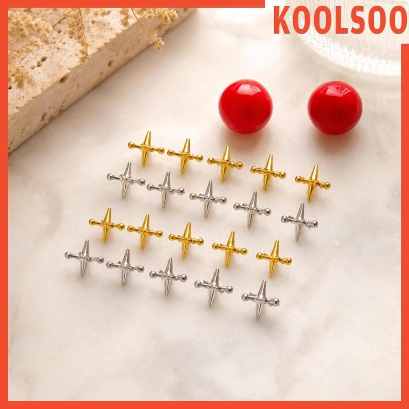 [Koolsoo] Jogo De Macacos De Metal Jacks Clássicos Com Bolas Jackstones Brinquedo De Mesa Sem Tela Para Crianças , Festa