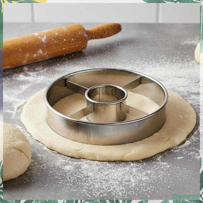 [Freneci] Molde Para Assar Rosquinha De Aço Inoxidável Anel De Pastelaria Multiuso Sobremesas De Cozinha Doméstica
