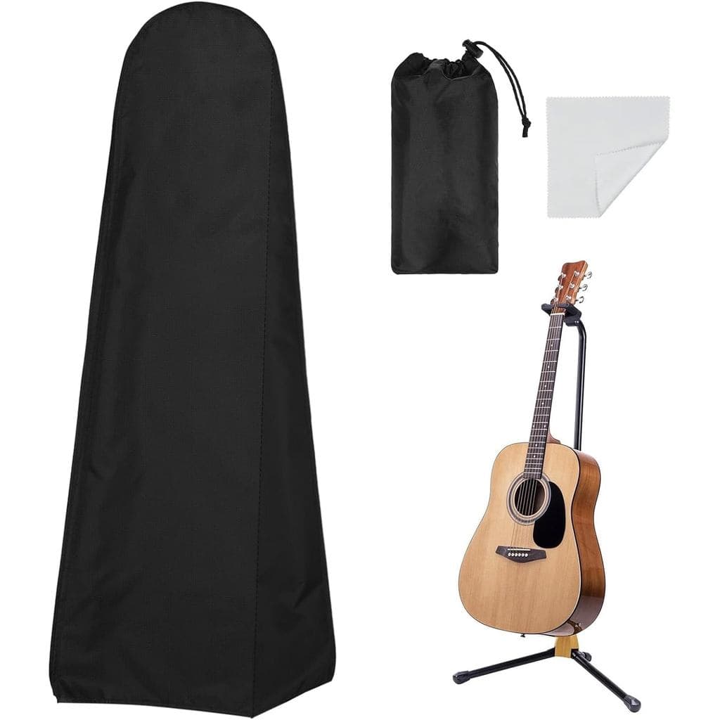 Capa Protetora e de Armazenamento para Guitarras Acústicas, Elétricas e Baixos, Protege contra Poeira, Sujeira, Raios UV